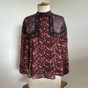 New Zara Patterned Blouse